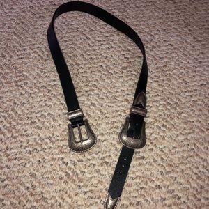 Free People double buckle belt